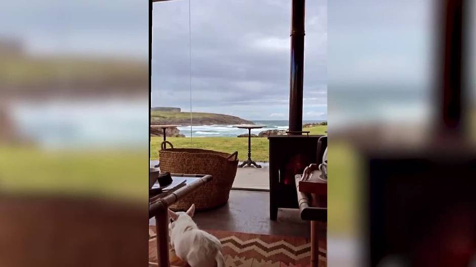 Nagore Robles disfruta de la naturaleza junto a Sandra Barneda y su mascota