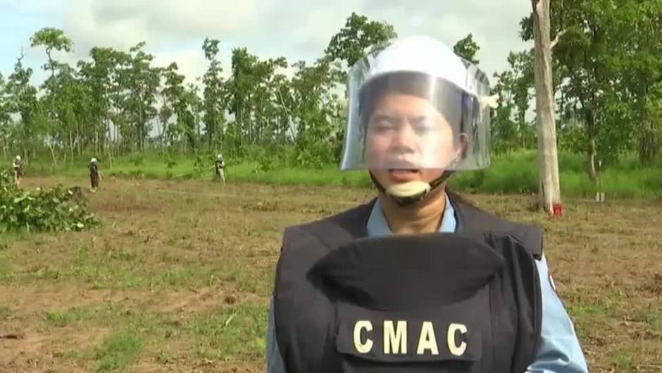 Despliegan un nuevo 'ejército' de ratas gigantes cazaminas en Camboya