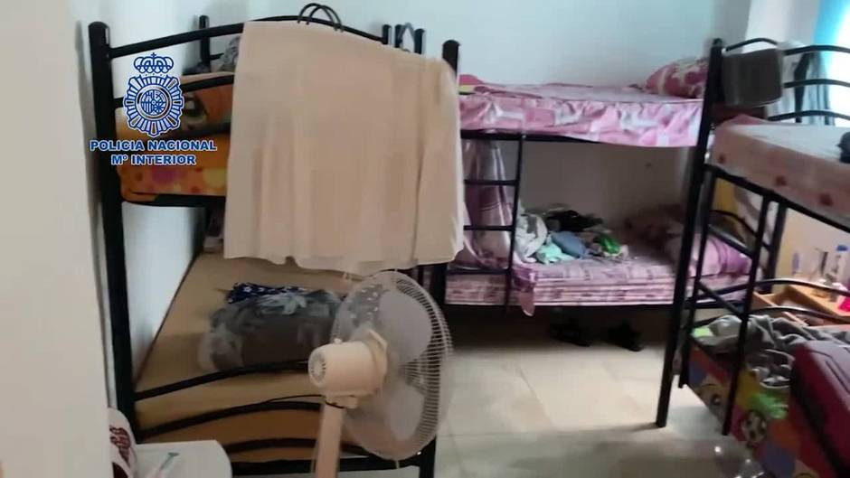 Policía Nacional detiene a nueve personas acusadas de trata de mujeres