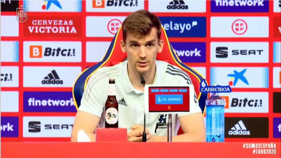 Diego Llorente destaca la unión del vestuario en su regreso tras el falso positivo por COVID