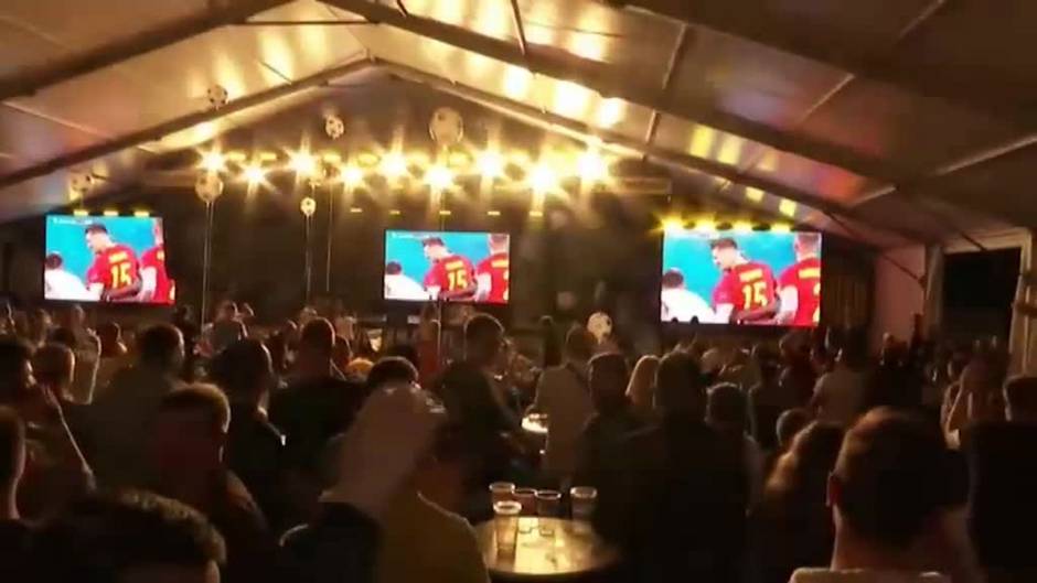 Ucrania instala una fan zone con cerveza gratis por cada gol encajado a Rusia