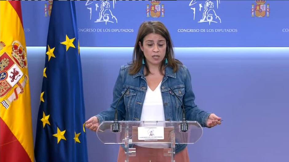 Lastra: "Prefiero un encuentro con Biden que al PP con los pies encima de una mesa y fumando un puro para declarar una guerra ilegal"