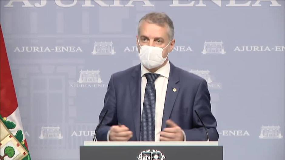 Urkullu afea a Sánchez las formas del anuncio del fin de la mascarilla en exteriores