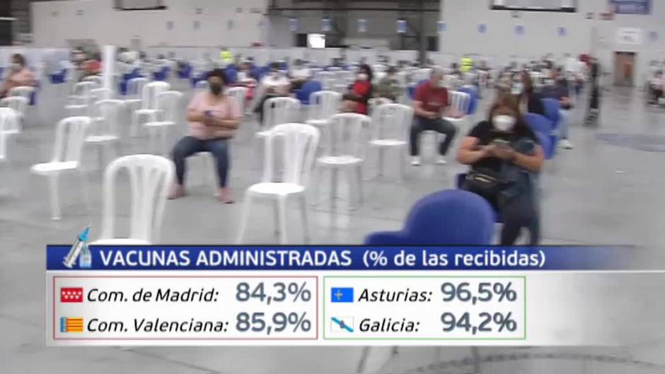 Las comunidades acumulan más de 4 millones de vacunas sin administrar