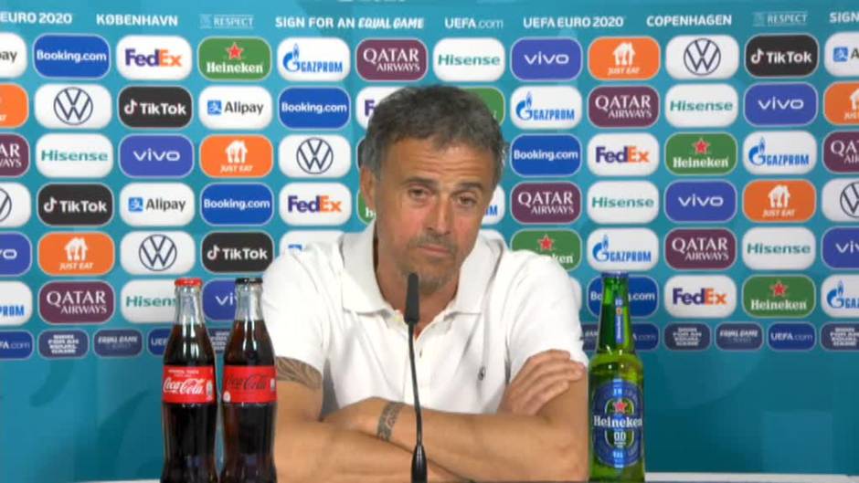 Luis Enrique: "Nosotros no somos una selección que dependa de un solo jugador para marcar goles"