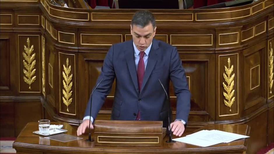 Sánchez: "No habrá referéndum de autodeterminación salvo que quienes lo defienden convenzan a los 3/5 de esta Cámara para reformar la Constitución"