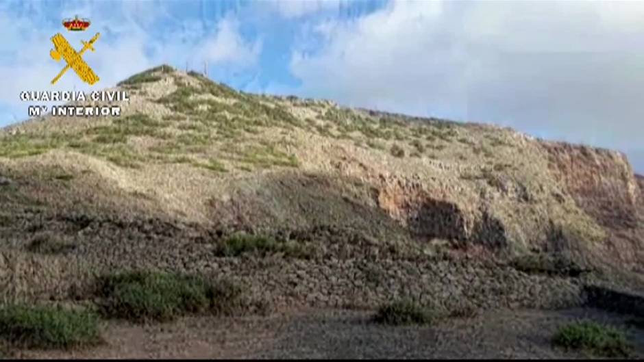 La Guardia Civil destruye un proyectil localizado en un área rural de Lanzarote