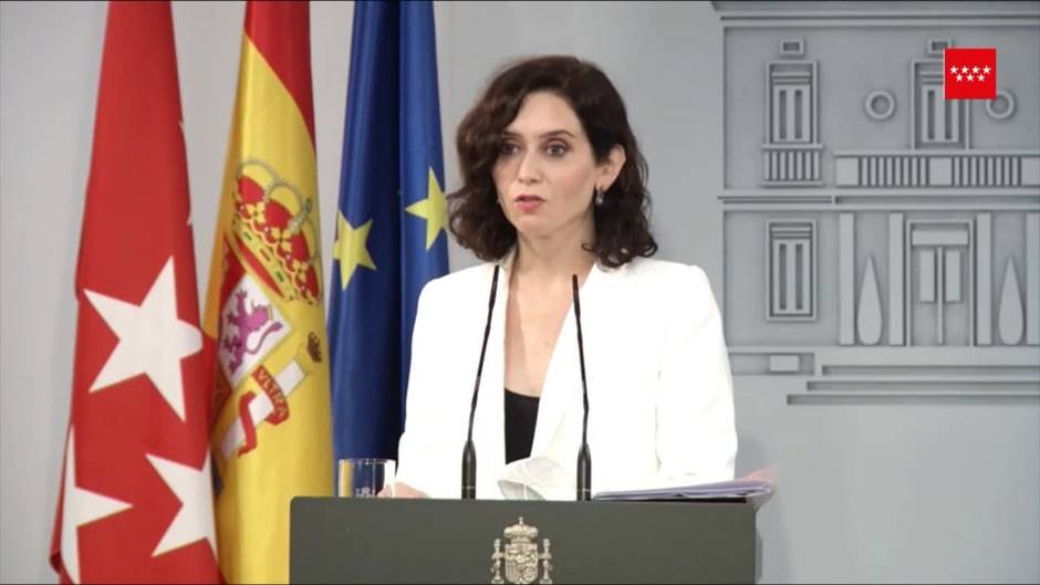 Ayuso advierte que se repetirá "lo que está pasando" en Cataluña