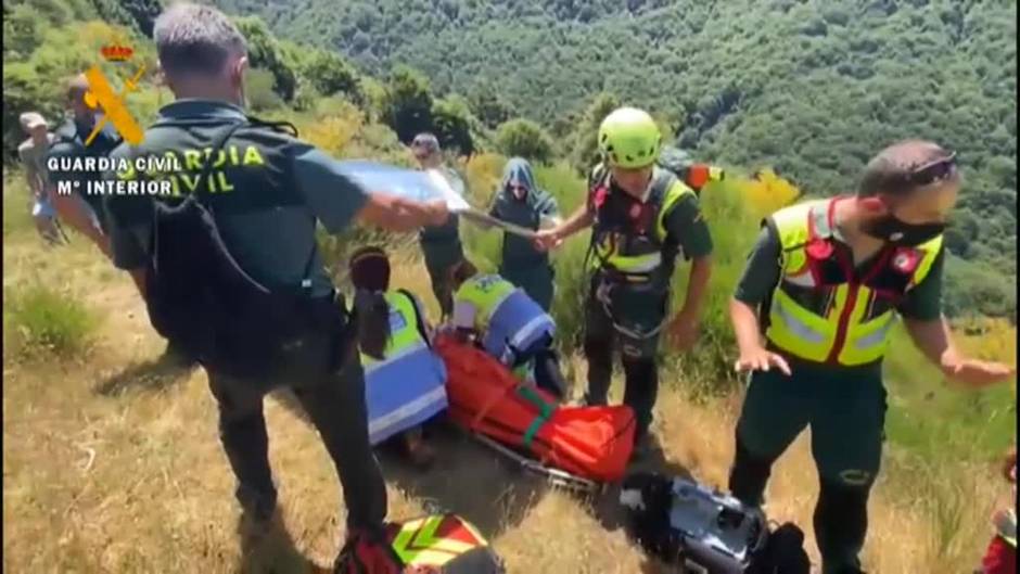 Rescatan a un senderista con problemas de corazón cuando realizaba una ruta en La Rioja