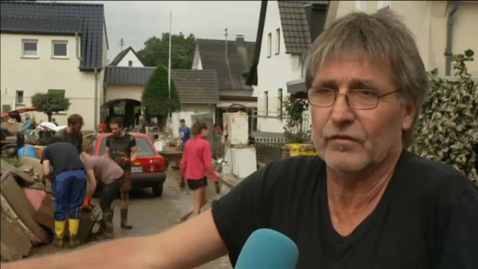 Inundaciones en Alemania: siguen buscando a centenares de desaparecidos