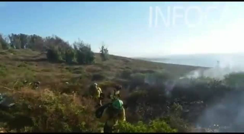 Detenido en Torreguadiaro el presunto autor del incendio forestal de La Línea de la Concepción