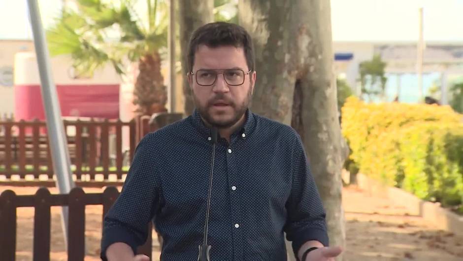 Aragonès pide que "todos" se impliquen con la mesa de diálogo