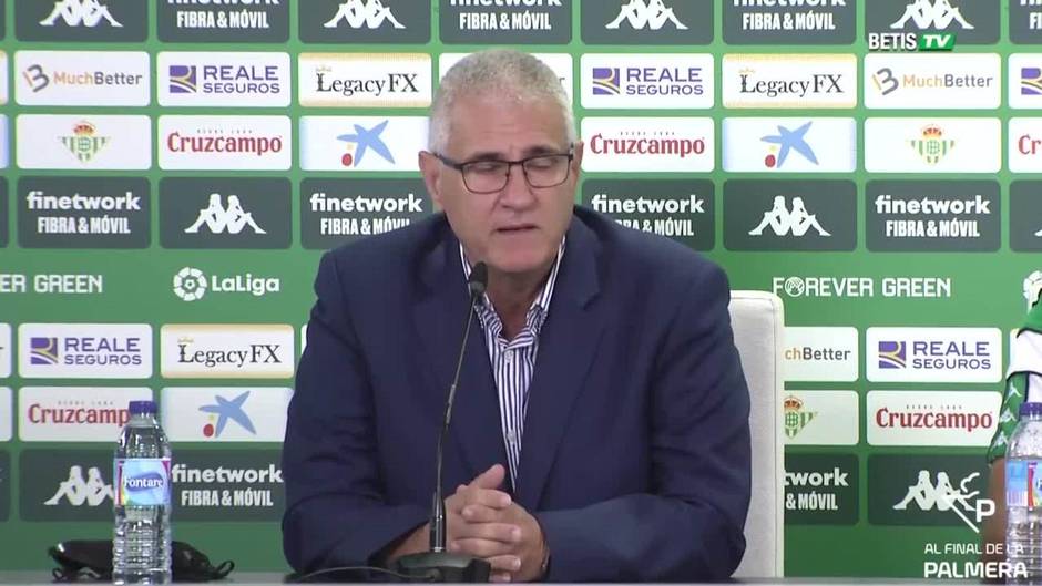 Antonio Cordón valora la plantilla del Betis y la situación de William Carvalho y Joel