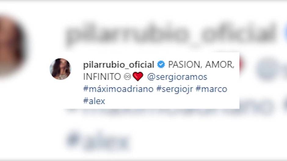 Pilar Rubio despide el verano con un tierno posado familiar