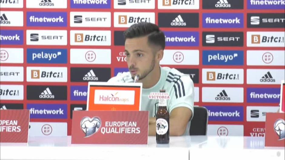 Sarabia: "Espero un partido con el equipo bastante replegado atrás"