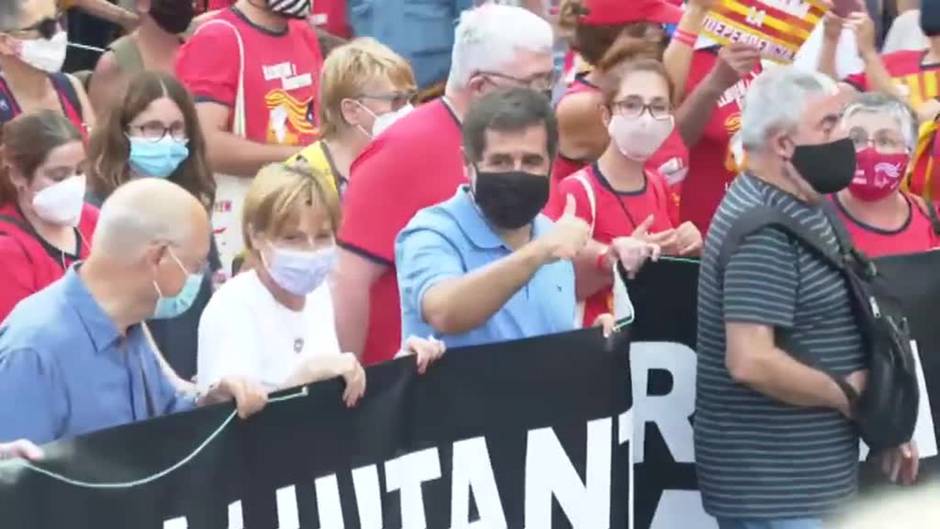 Las costuras del independentismo saltan con la Diada