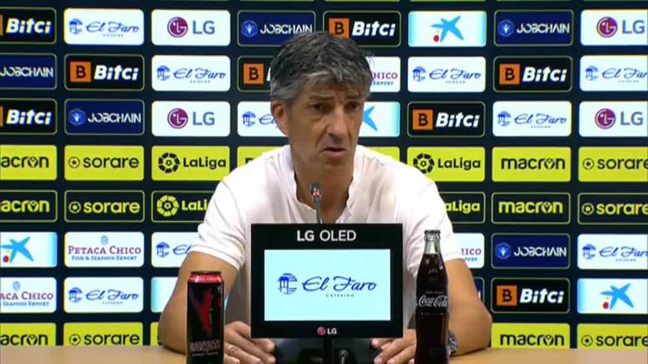 Imanol Alguacil: "Hemos hecho muchas cosas bien"