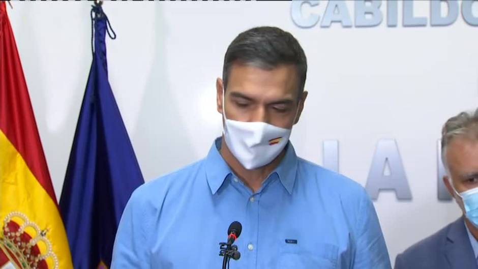 Sánchez en La Palma: "Todos los recursos del Estado están a su disposición"