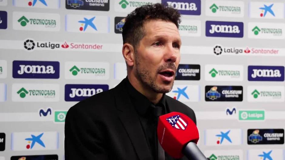 Simeone, pese al triunfo: "No estamos en nuestro mejor nivel"