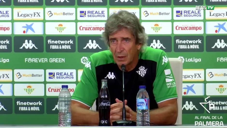 Pellegrini: «El Getafe juega bien, ha perdido partidos por la mínima»