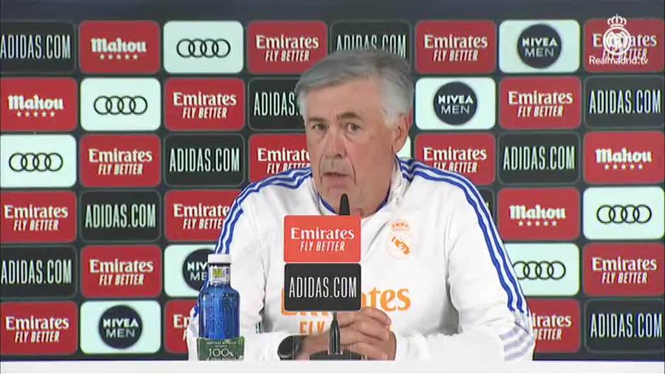 Carlo Ancelotti: "Mañana vamos a reaccionar, vamos a hacer un buen partido, vamos a hacer todo lo que necesitamos para ganar el partido"