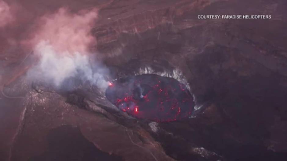 La lava del Kilauea deja de ascender