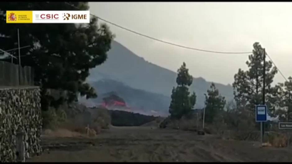 Con el derrumbe del cono norte, el volcán arrasa con lo que quedaba de Todoque