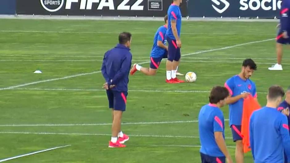 El Atlético de Madrid comienza una intensa semana de entrenamiento