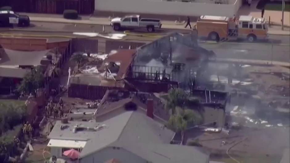 Dos muertos al estrellarse una avioneta cerca de San Diego