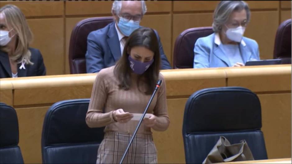 Irene Montero defiende que Serra, Mayer y Mato son "íntegros"