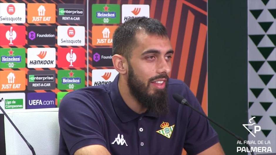 Borja Iglesias y el Betis - Leverkusen: «Es un día especial para nosotros y para la afición»