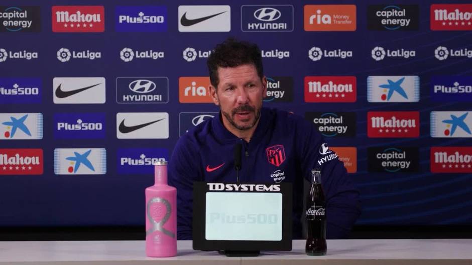 Simeone: "Tenemos que encontrar el camino para estar equilibrados"