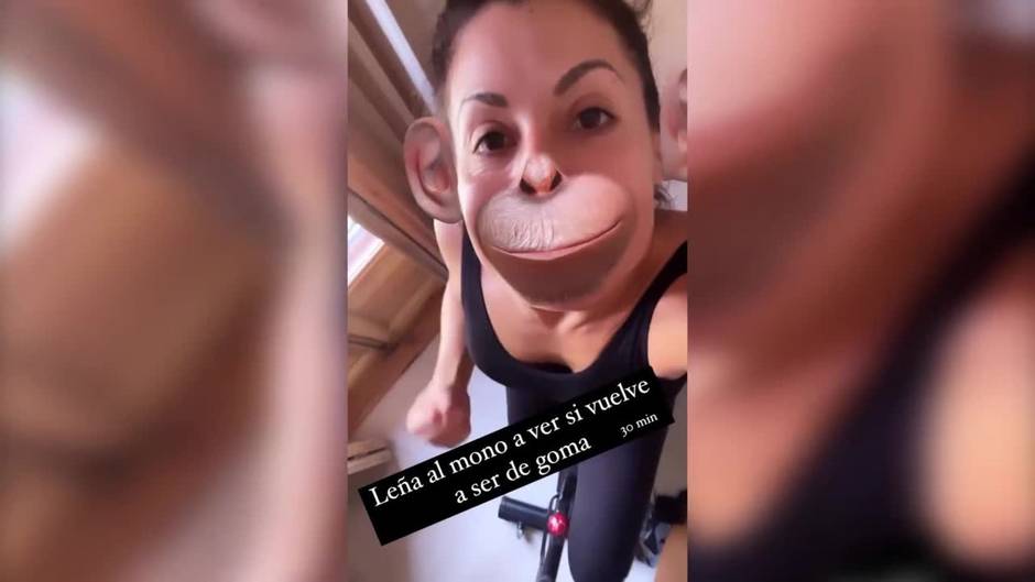 Nagore disfruta de un paseo otoñal y recupera su rutina de entrenamientos