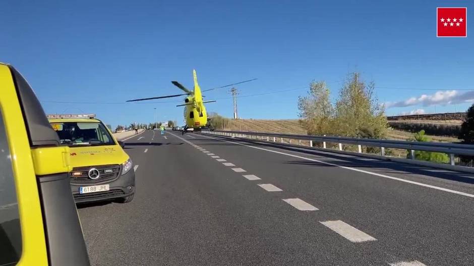 Muere un ciclista arrollado por un coche en la M-509 en Majadahonda