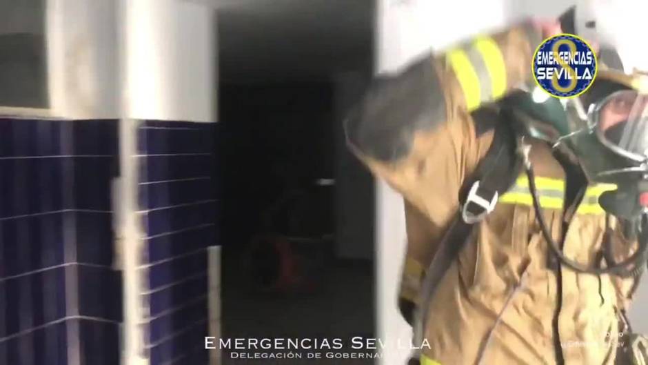 Incendio en el Polígono Sur