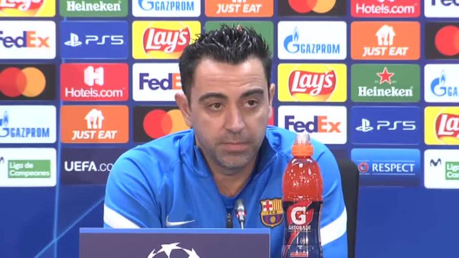 Xavi Hernández sobre el partido contra el Benfica: "Es una oportunidad para estar en octavos"