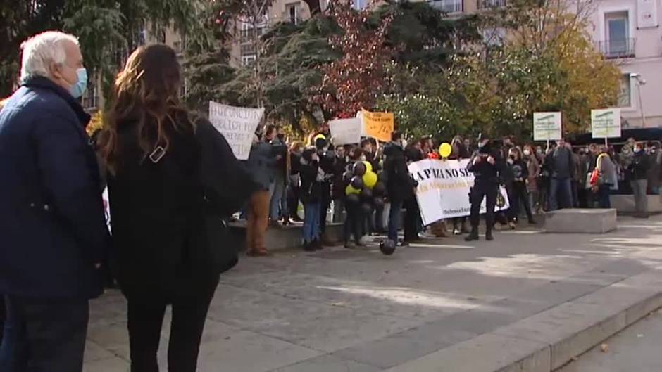 Los funcionarios y opositores se manifiestan en Madrid