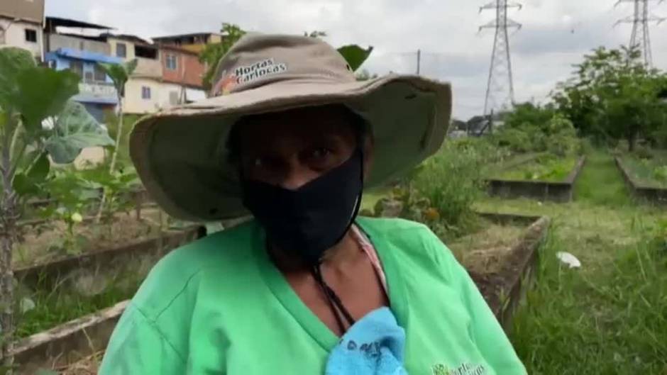 De la 'tierra del crack' al mayor huerto urbano de Latinoamérica: la transformación de una favela de Brasil