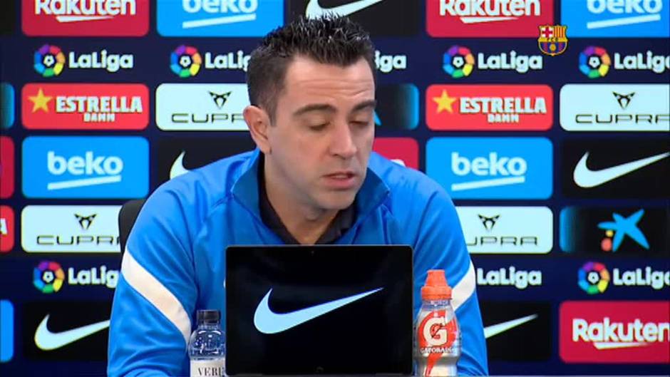 Xavi: "Mañana es otra final. No podemos perder ya más puntos"