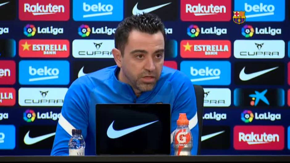 Xavi Hernández: "Estamos trabajando y nos está costando mucho, sobre todo en resultados"