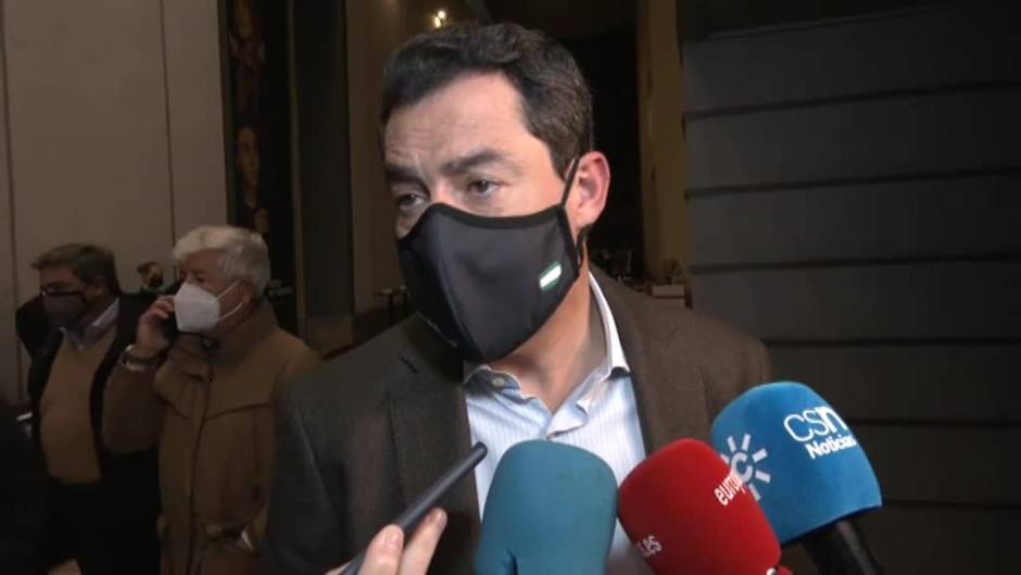 Moreno Bonilla: "En Andalucía hay buena relación con Ciudadanos y hay un Gobierno estable"