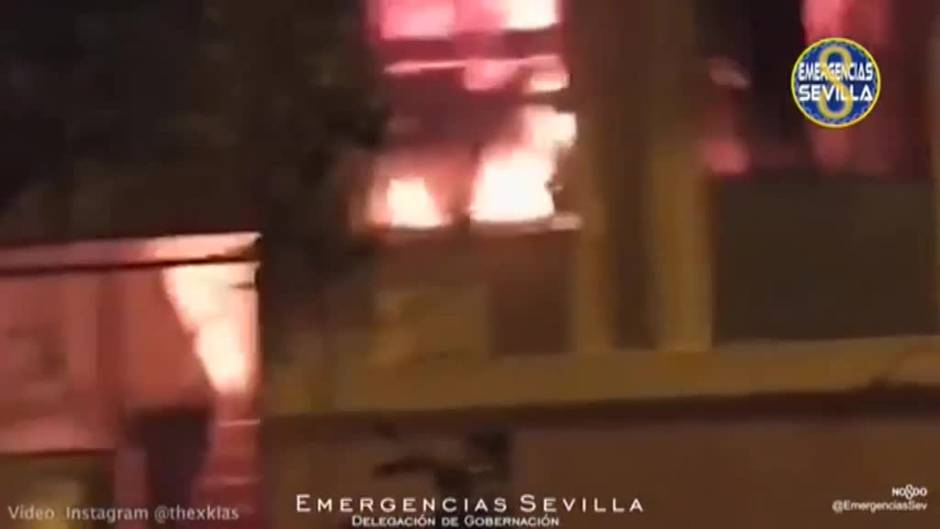 Herida una persona en el incendio de una vivienda en Sevilla durante la Nochebuena