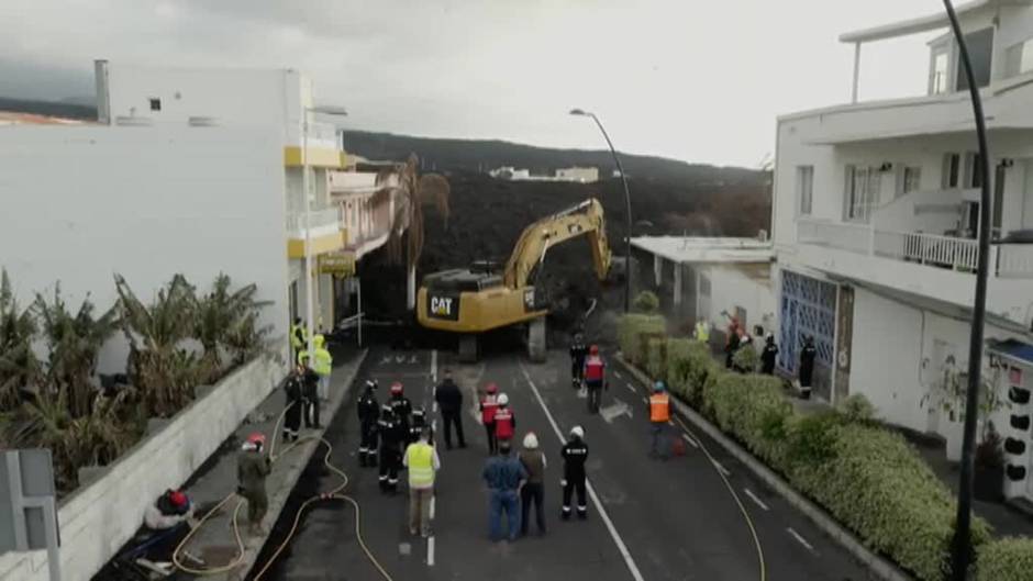 Continúa la reconstrucción de los daños del volcán de La Palma