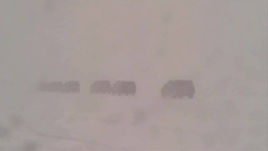 La nieve cubre la costa este de Estados Unidos