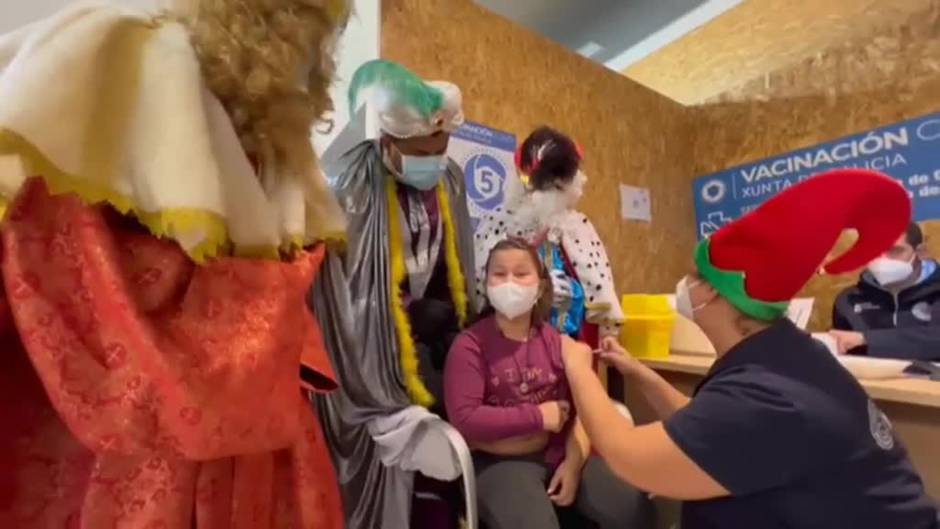 Avanza la vacunación infantil en la víspera de Reyes