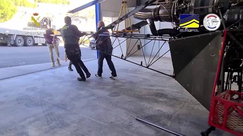 11 detenidos en una red que introducía droga en España en helicópteros