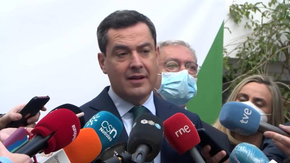 Moreno no descarta la vía judicial si hay "menoscabo" de fondos UE para Andalucía