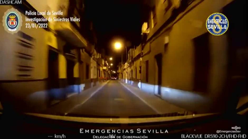 Un taxista persigue a un conductor tras arrollar a una motocicleta en Sevilla