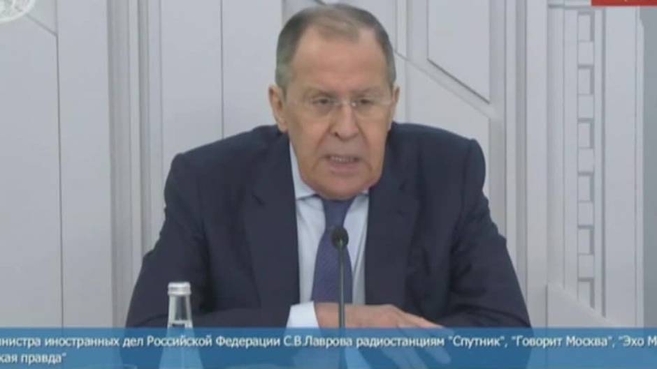 Lavrov "Si depende de nosotros no habrá guerra"