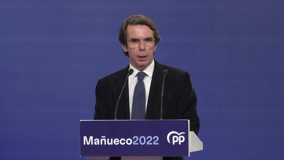 Aznar pide unidad ante quienes anteponen "los sentimientos a la razón"